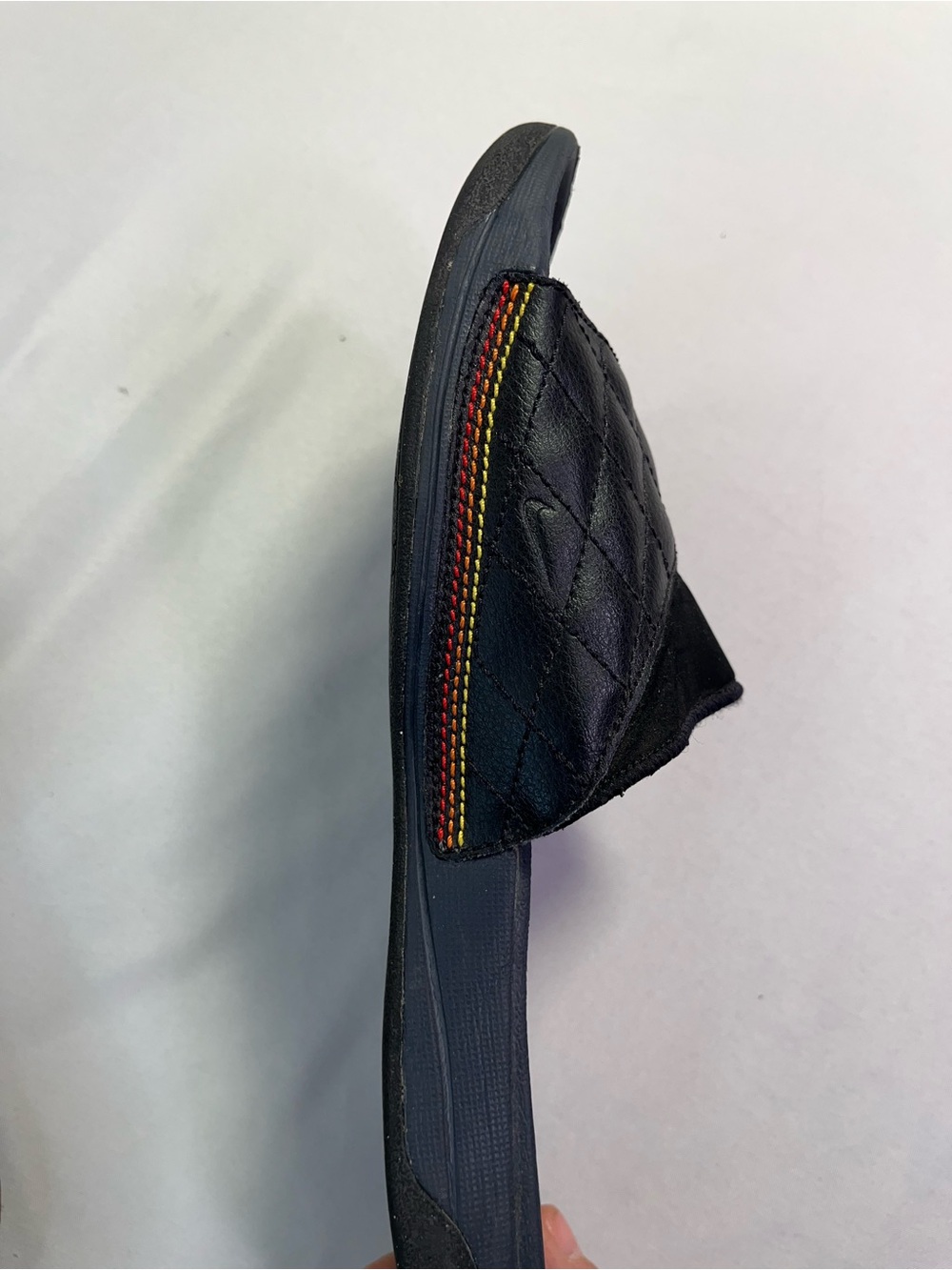 RARE! 2008 Nike Ronalndinho Slides Gold Brasil Bonito Black Soccer Flip Flops 7 - Picture 11 of 13